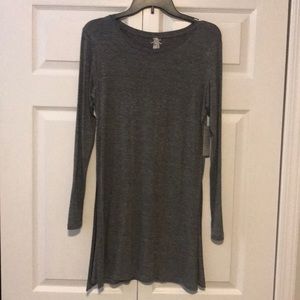 Athletic Gray Long Shirt